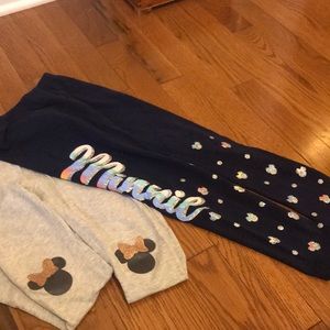 Two Pair Minnie Girls Disney Jumping Beans Pants